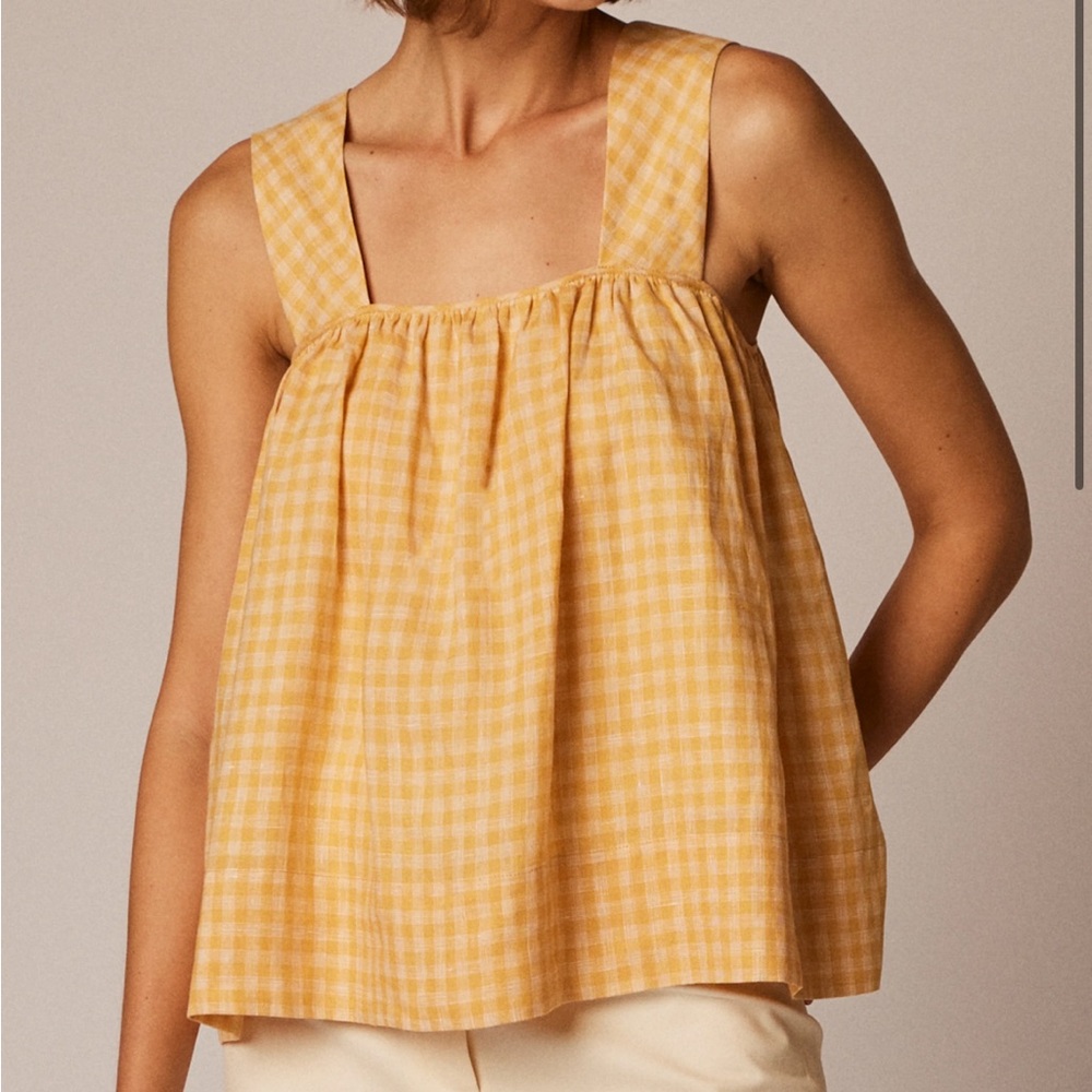 Something to Hold Tent Blouse Rhodes Yellow